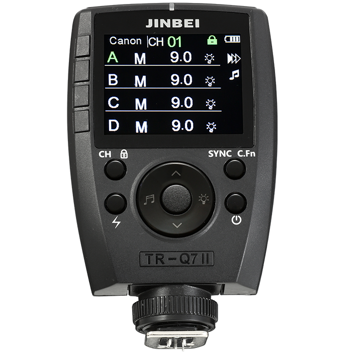 TR-Q7II Universal Transmitter (Integrated Hotshoe)